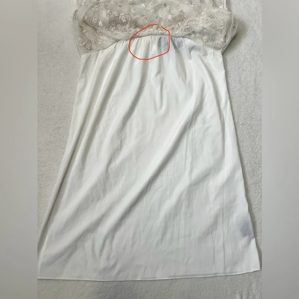 Needle & Thread Reflection Disty Cream Embroidered Floral Lace Dress - Size 6 - Picture 16 of 16